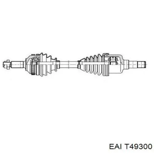 T49300 EAI árbol de transmisión delantero derecho