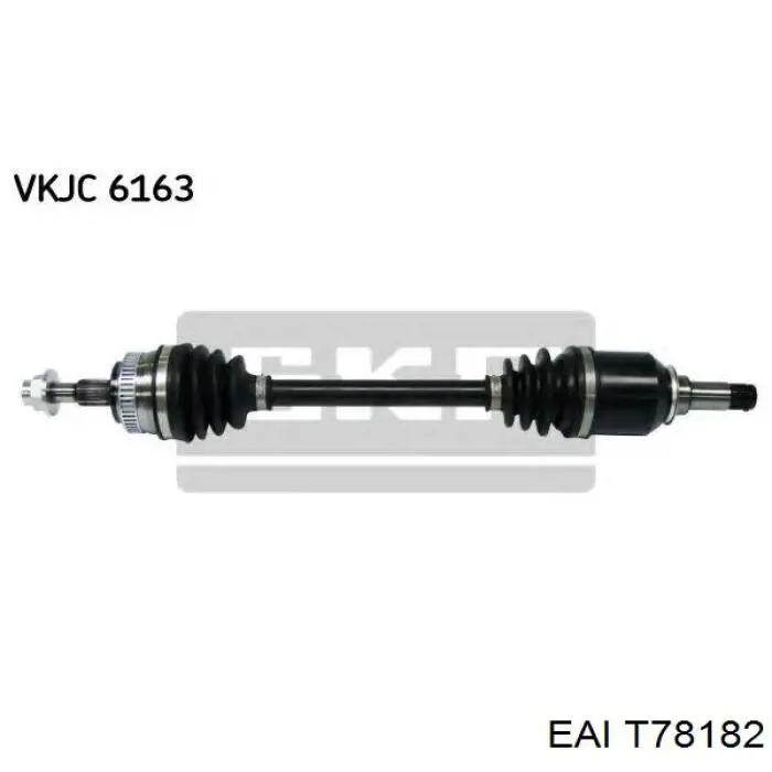 1693607572 Mercedes árbol de transmisión delantero izquierdo