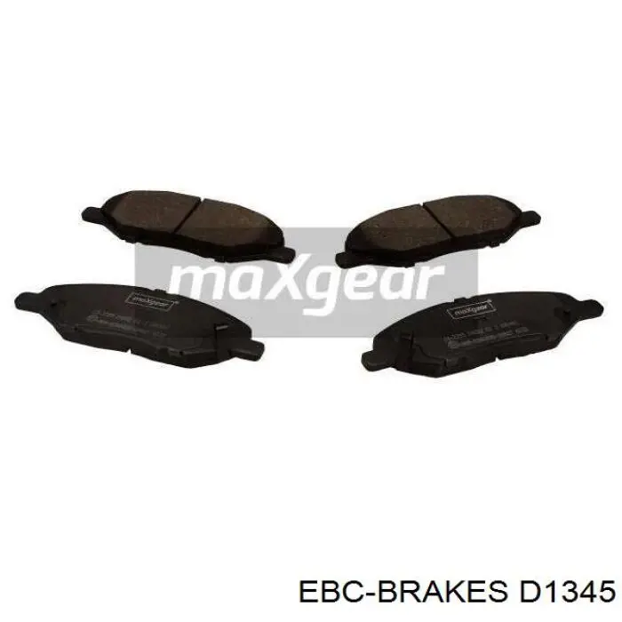 D1345 EBC Brakes disco de freno trasero