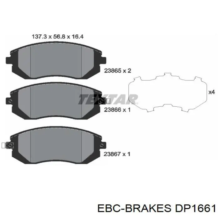 Pastillas de freno delanteras Subaru Impreza 3 GH