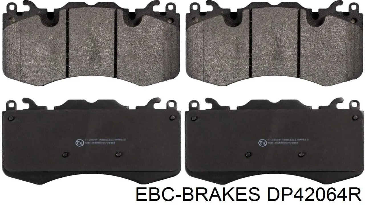 DP42064R EBC Brakes pastillas de freno delanteras