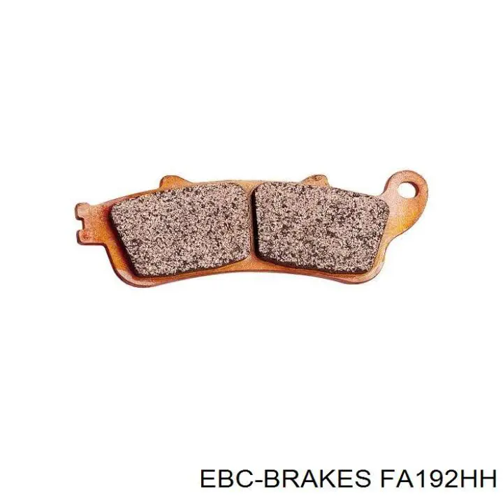 FA192V EBC Brakes pastillas de freno traseras