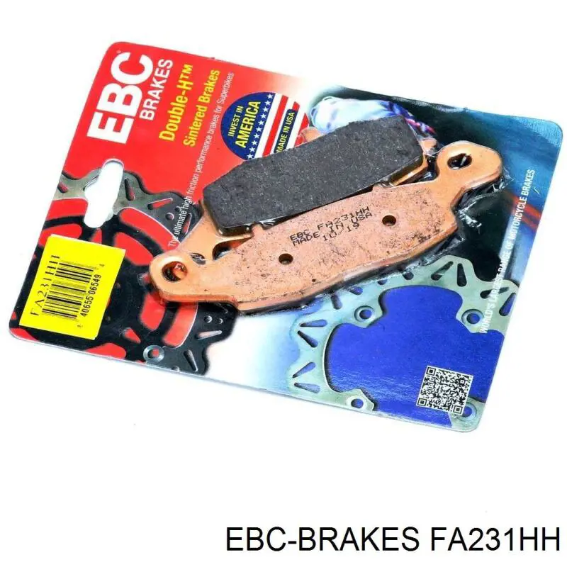 Pastillas de freno delanteras EBC Brakes FA231HH