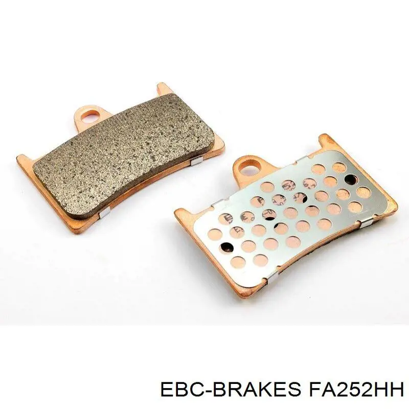 Pastillas freno delanteras EBC Brakes FA252HH precio, desde 27,59 EUR