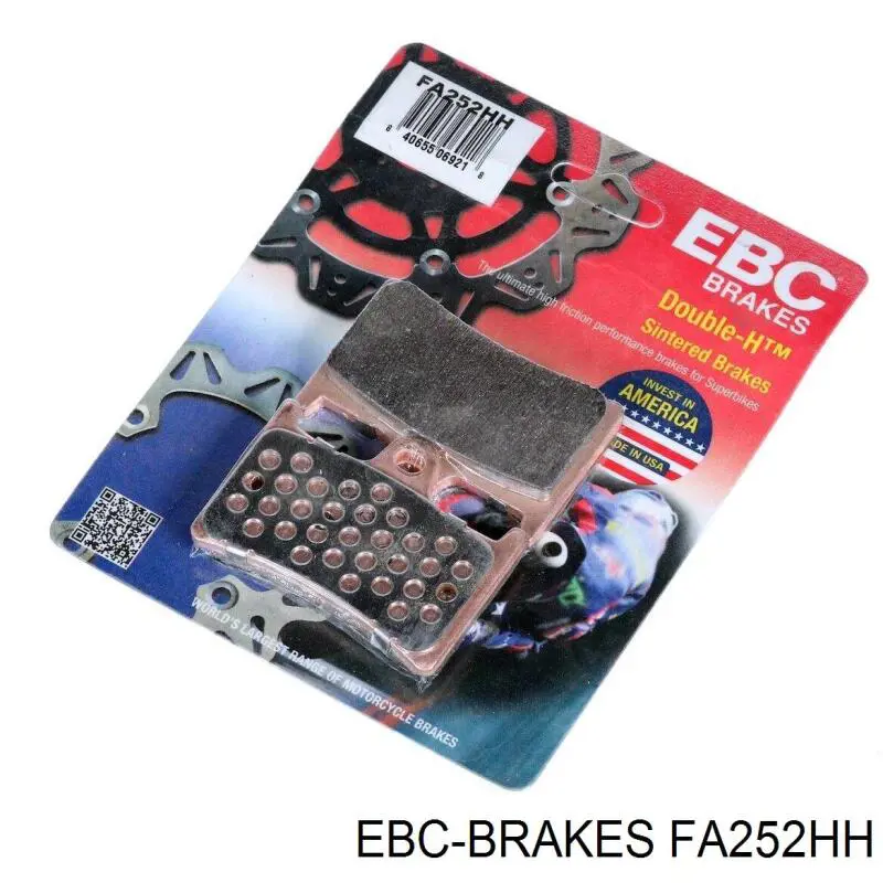 FA252HH EBC Brakes pastillas de freno delanteras