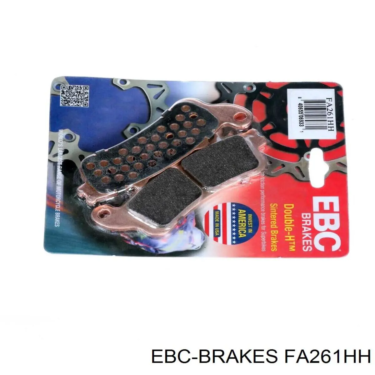 FA261HH EBC Brakes pastillas de freno delanteras