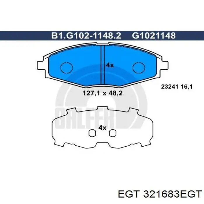 Pastillas de freno delanteras Chevrolet Spark (Matiz) M200, M250