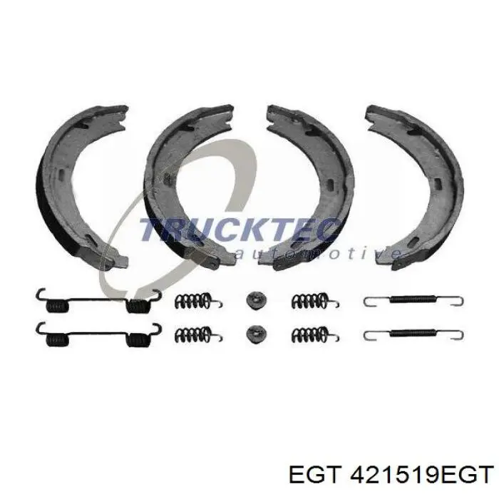 Juego de zapatas de frenos, freno de estacionamiento Mercedes E C124
