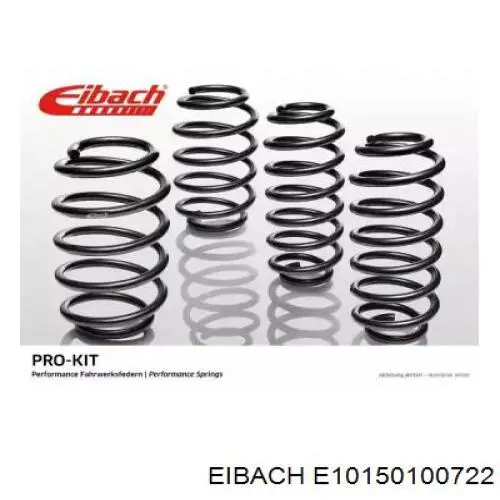E10150100722 Eibach Juego de resortes de suspensión