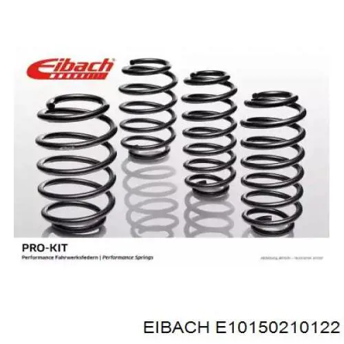 E10150210122 Eibach Juego de resortes de suspensión