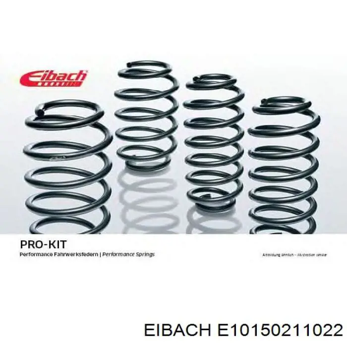 E10150211022 Eibach Juego de resortes de suspensión