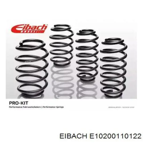 E10200110122 Eibach Juego de resortes de suspensión