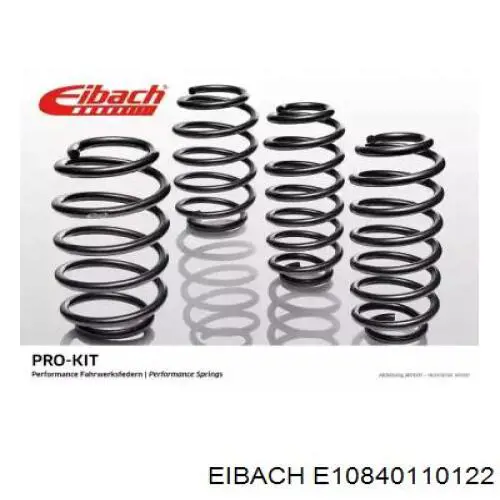 E10840110122 Eibach Juego de resortes de suspensión