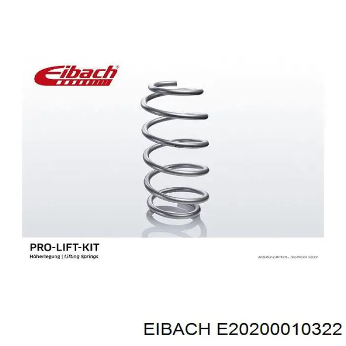 E20200010322 Eibach Juego de resortes de suspensión