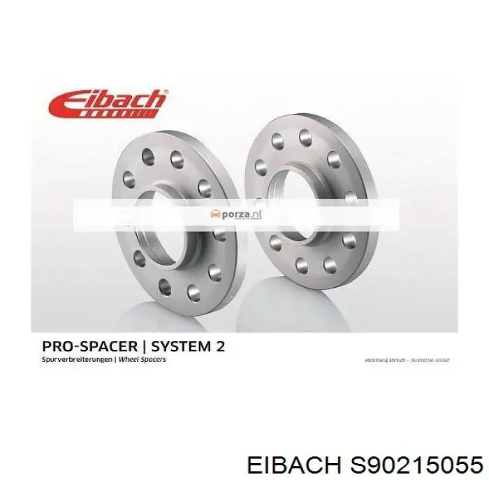 Separadores de rueda Eibach S90215055 precio, desde 153,52 EUR