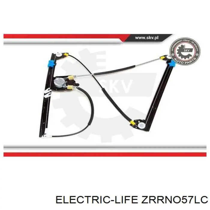 ZRRNO57LC Electric Life mecanismo de elevalunas, puerta delantera izquierda