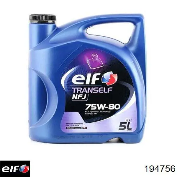 ELF TRANSELF NFJ Sintético 75W-80 GL-4+ 5 L Aceite transmisión (194756)