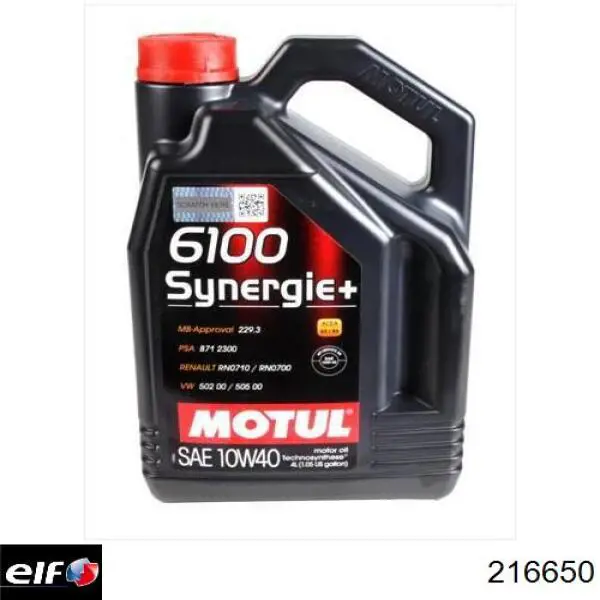 Aceite motor ELF 216650 precio, desde 42,79 EUR