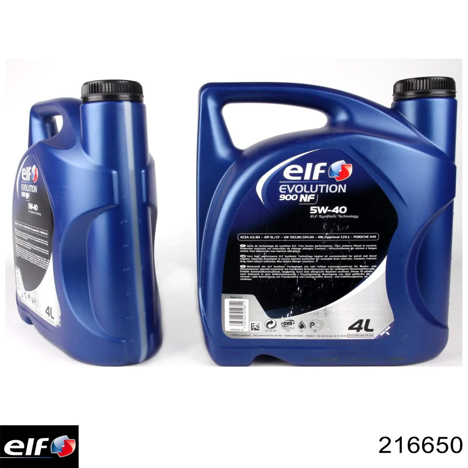 Comprar 216650 ELF Aceite de motor
