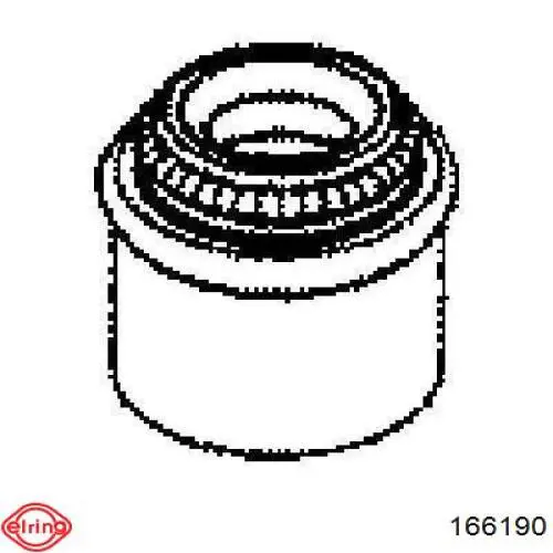 166.190 Elring sello de aceite de valvula (rascador de aceite Entrada/Salida)