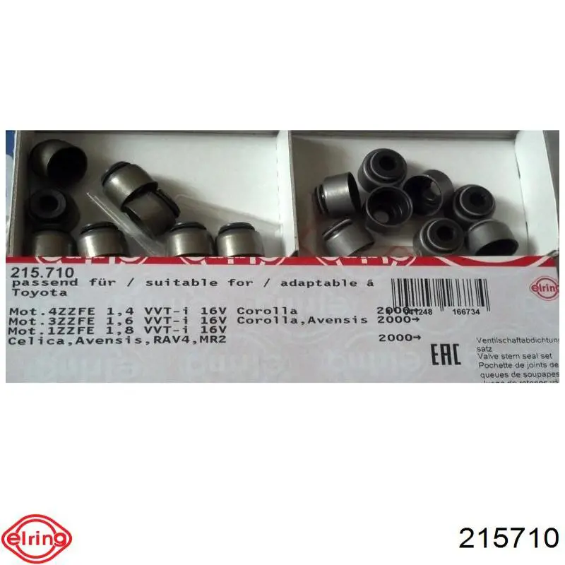 Retenes de válvulas Elring 215710 precio, desde 1,91 EUR