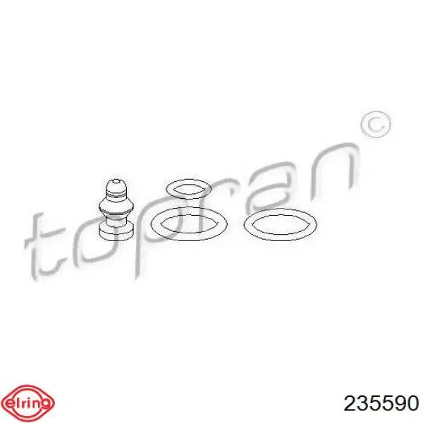 235590 Elring Arandela de asiento del inyector