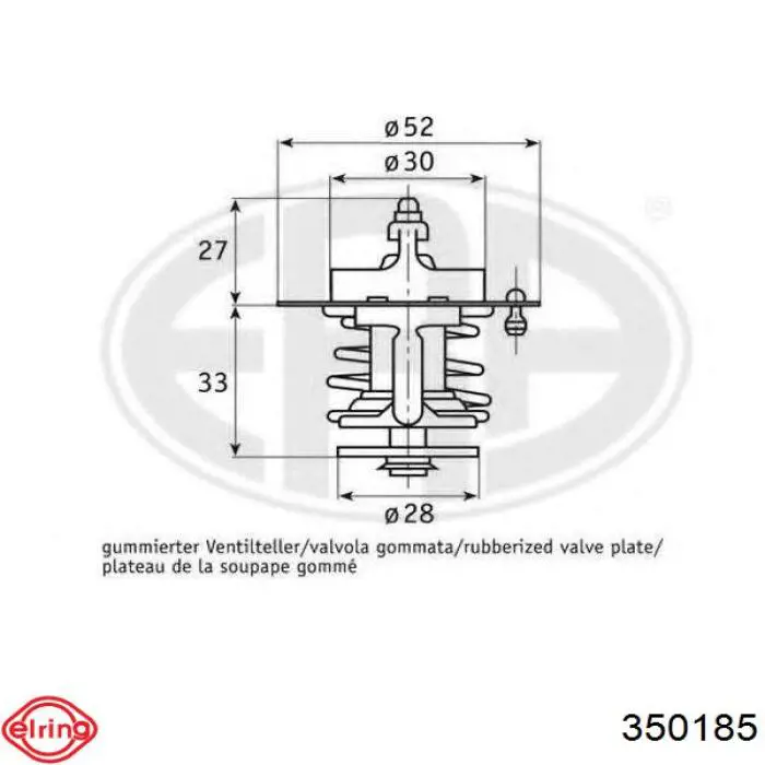 D3119100 Glaser Juego de juntas superiores de motor