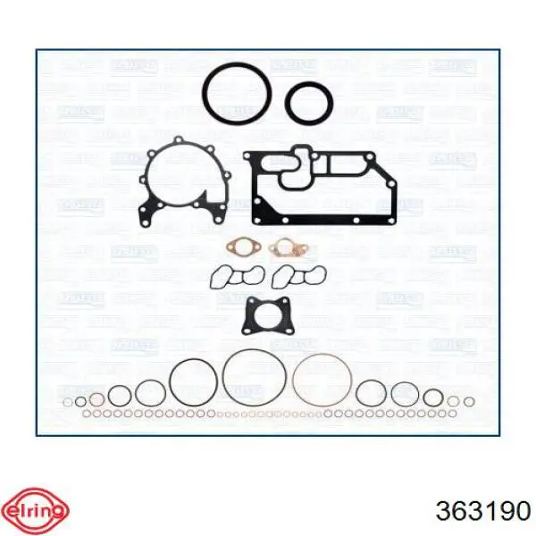 363.190 Elring juego de juntas de motor, completo, superior