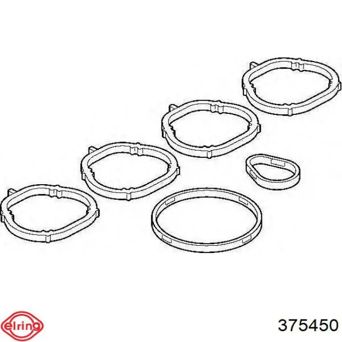 Junta superior del colector de admisión 0046402220 Fiat/Alfa/Lancia