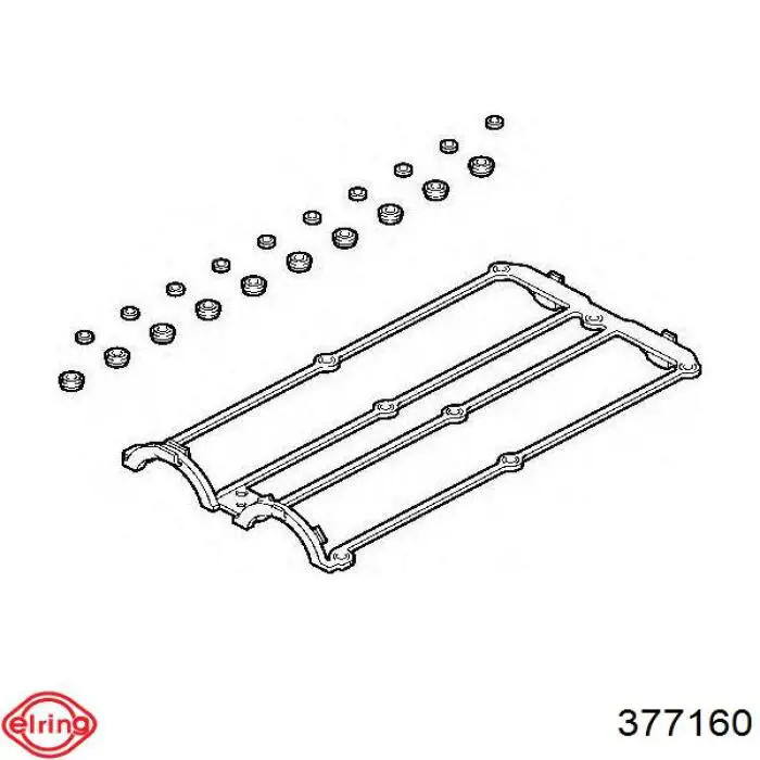 377.160 Elring junta de la tapa de válvulas del motor