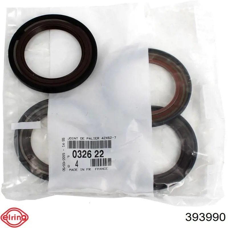Comprar 393990 Elring Retén de cigüeñal frontal