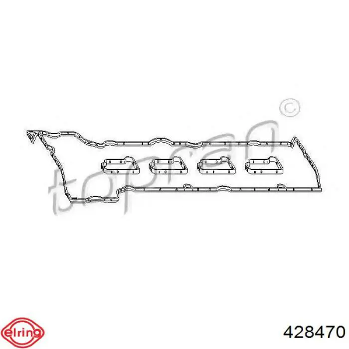 Junta de la tapa de válvulas del motor Mercedes E W211