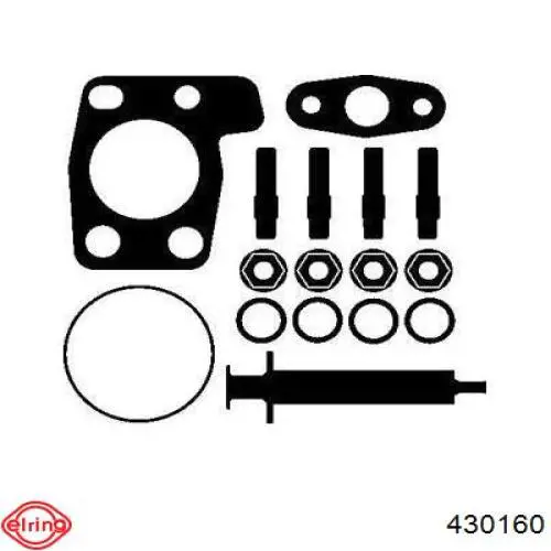 Junta de turbina, kit de montaje Elring 430160 precio, desde 19,30 EUR