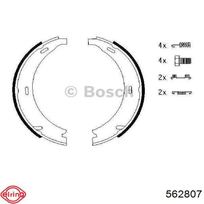 Junta de la bomba de inyección de alta presión Elring 562807 precio, desde 2,57 EUR