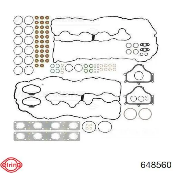 11122159374 BMW juego de juntas de motor, completo, superior