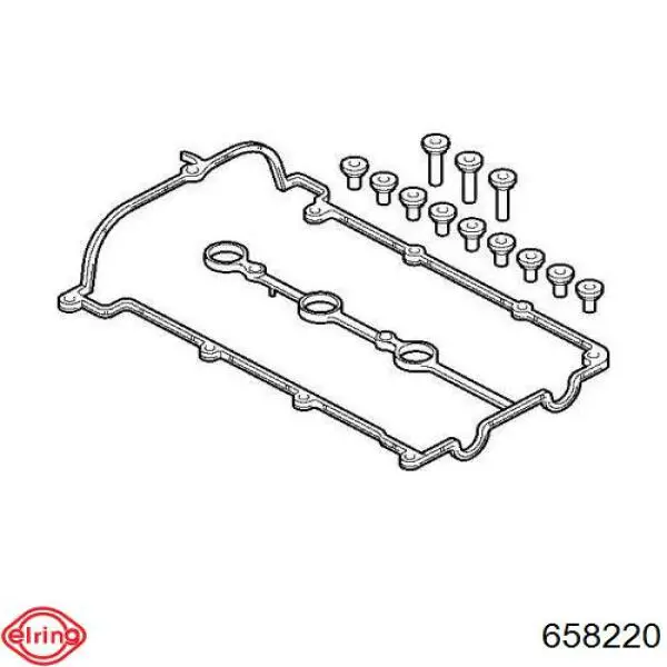 658.220 Elring junta, tapa de culata de cilindro izquierda