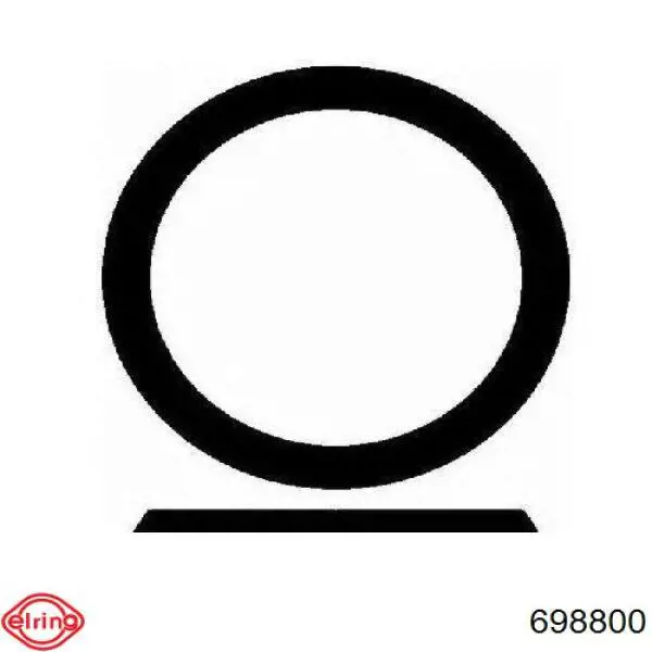 Anillo de la tubería de admisión del silenciador 698800 Elring