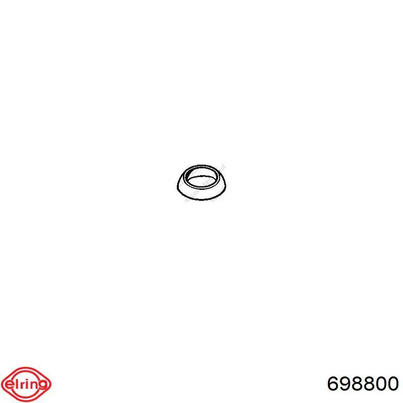 Anillo de la tubería de admisión del silenciador 698800 Elring