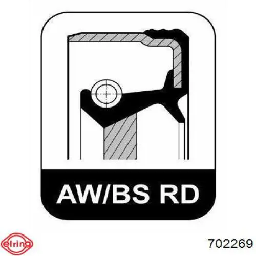 Anillo retén, árbol de levas Chevrolet Aveo 2 T250, T255