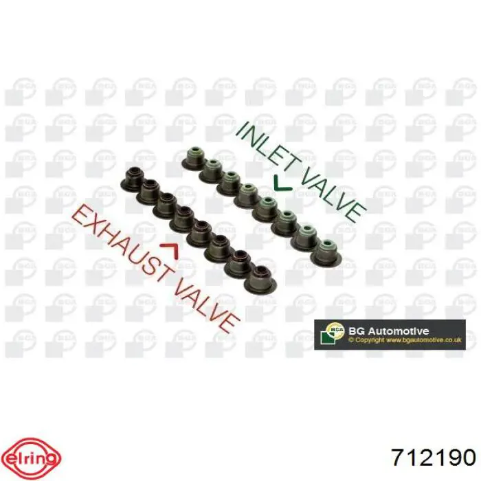 Juego de retenes de válvula de admisión y escape Elring 712190 precio, desde 7,55 EUR