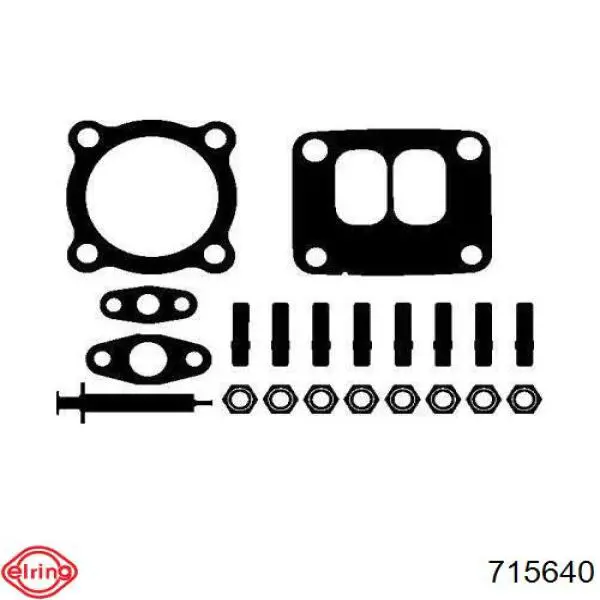 Junta de turbina, kit de montaje Elring 715640 precio, desde 25,21 EUR