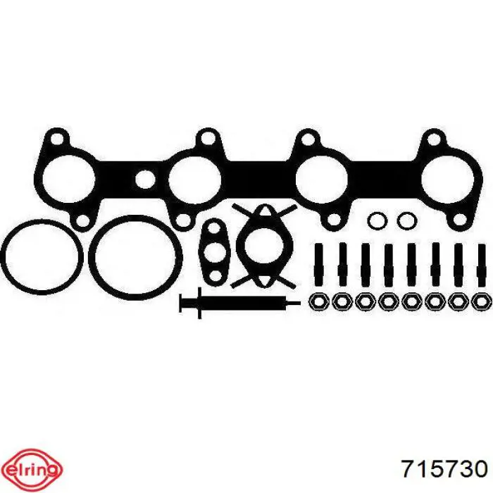 Junta de turbina, kit de montaje Elring 715730 precio, desde 34,25 EUR