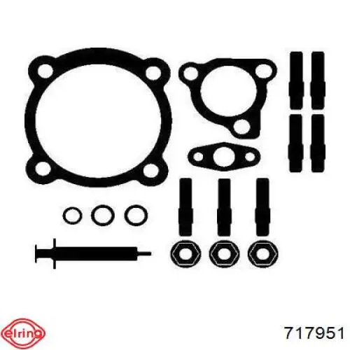 Junta de turbina, kit de montaje Elring 717951 precio, desde 22,68 EUR