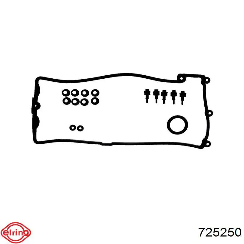 725.250 Elring junta, tapa de culata de cilindro, anillo de junta