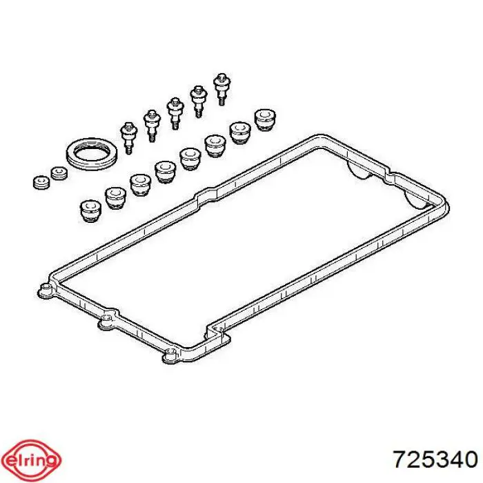 Comprar 725340 Elring Junta de tapa de balancines izquierda