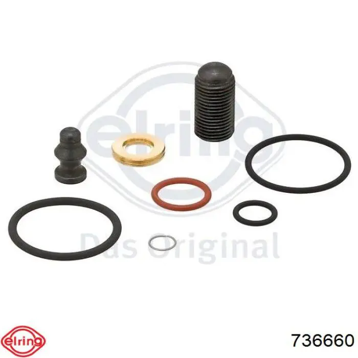 736660 Elring Tornillo de ajuste del inyector