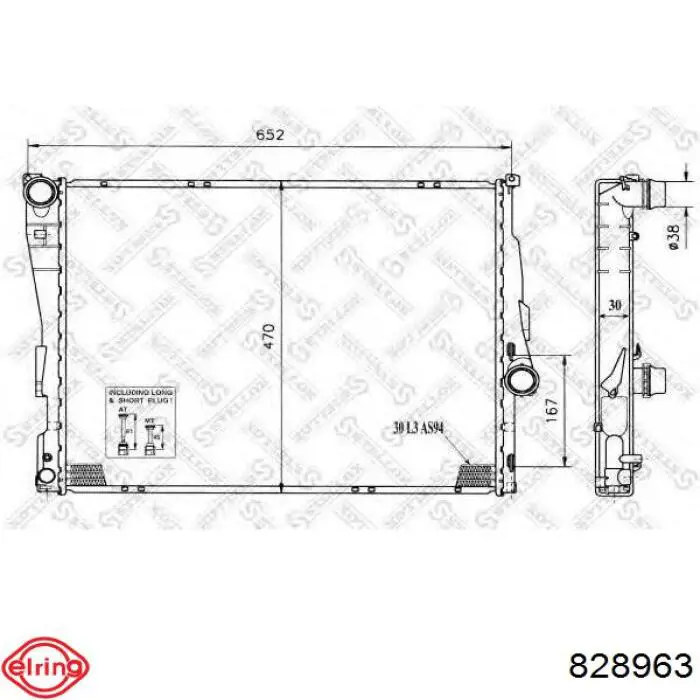 Comprar 95800872200 VAG Junta de brida del sistema de refrigeración