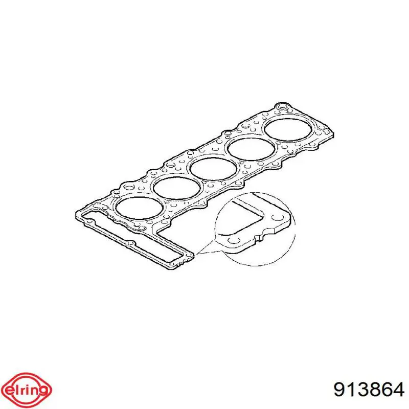 Comprar 913864 Elring Junta de culata
