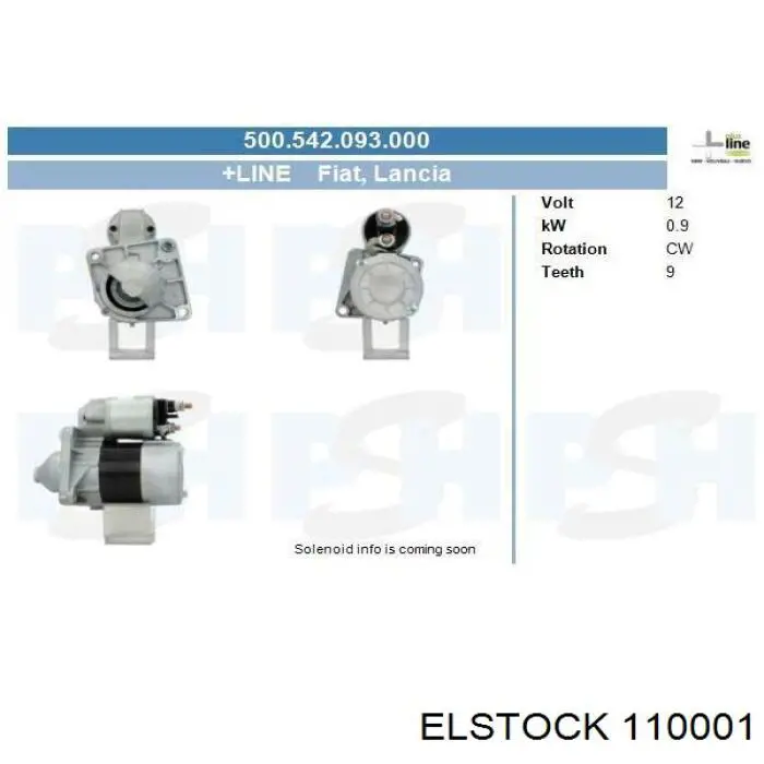 110001 Elstock cremallera de dirección