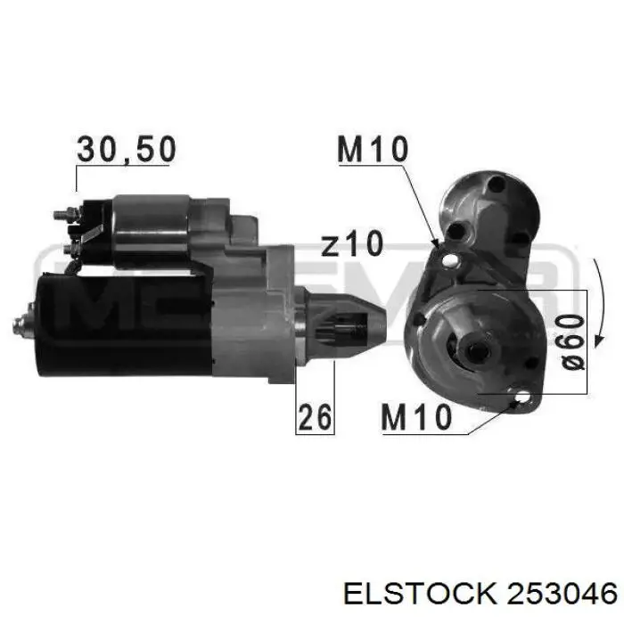 13896 Mapco Arranque motores